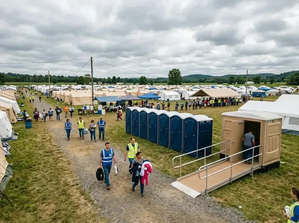 disaster-relief-camp-restrooms-010 — frequently asked questions, Dumpster & Portable Bathrooms Rental in Hillsville, VA